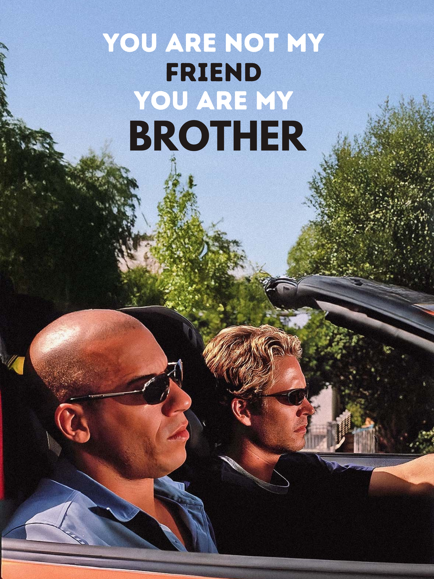 You are not my brother